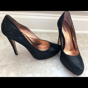 Size 7 1/2 BCBG Platform pumps worn couple times